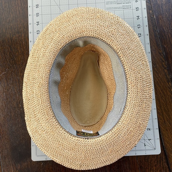 SCALA fedora style raffia straw hat - Picture 8 of 15